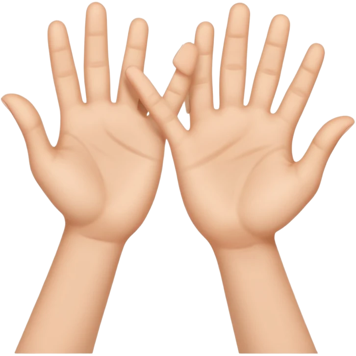 Manos con señas emoji