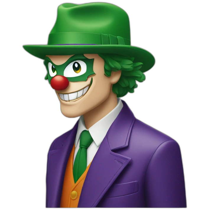 Joker using Lacoste emoji