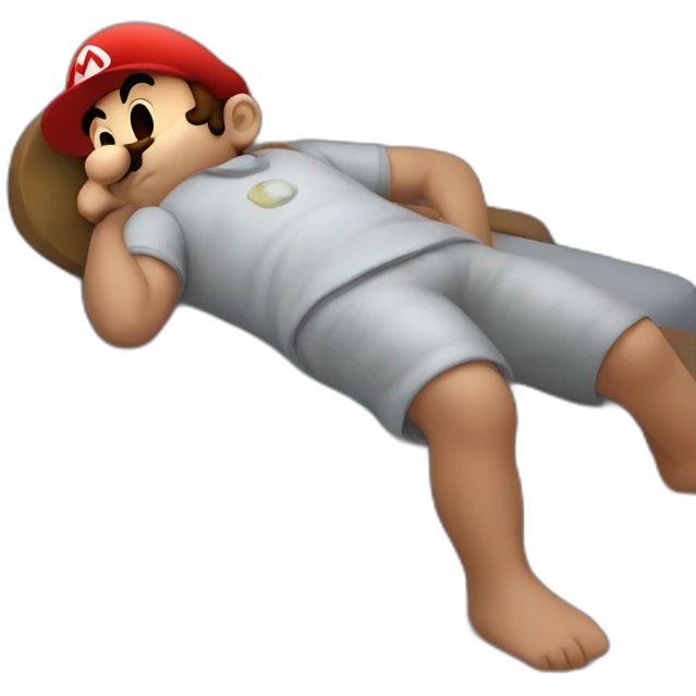 Mario sleep emoji