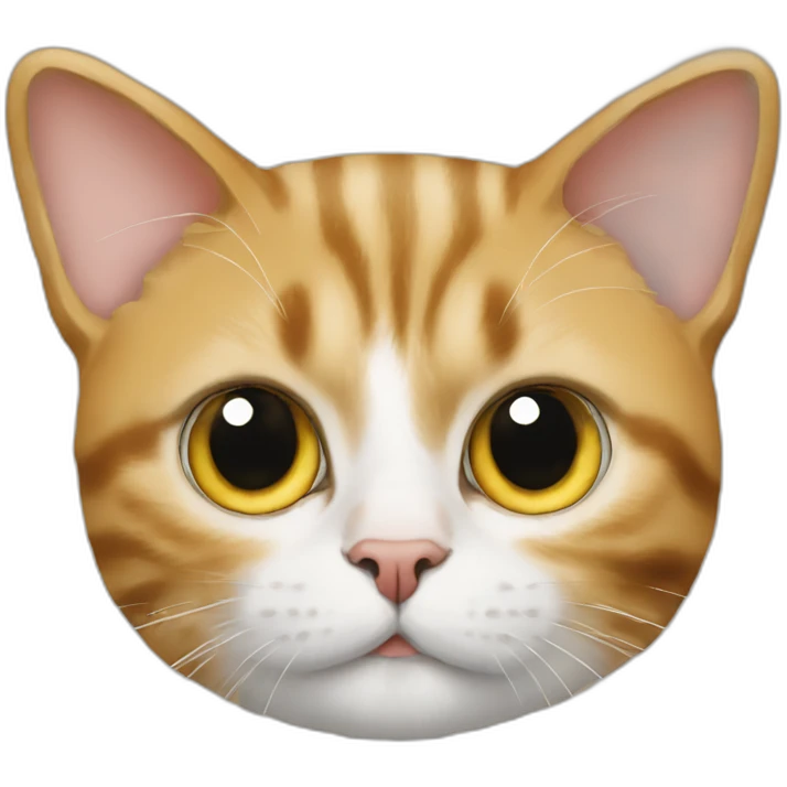 Emmanuel macron with a cat over his head emoji