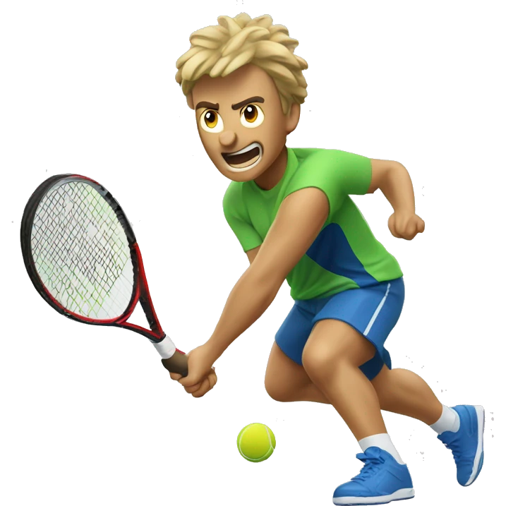 Tennis explosion Caucasia  emoji