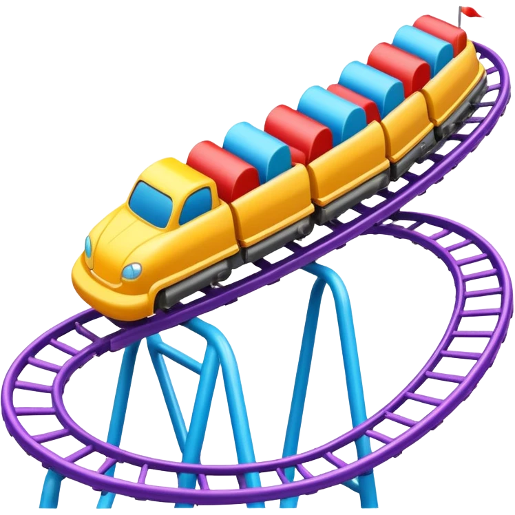 spinning roller coaster emoji