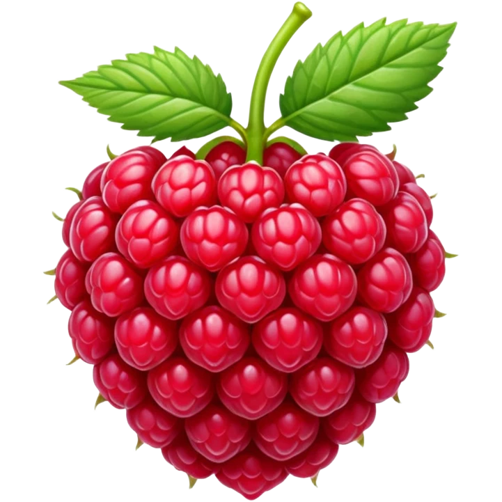 One raspberry emoji
