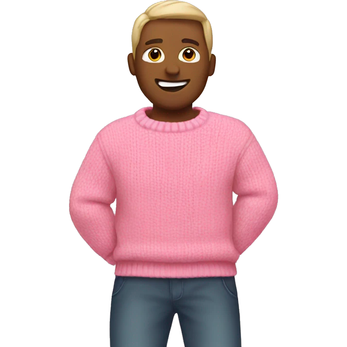 Pink sweater emoji