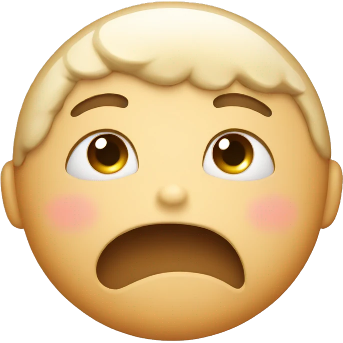 cheeks puffed out emoji