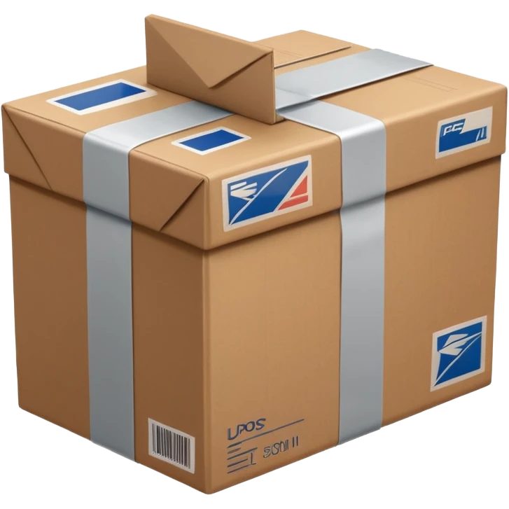 USPS Delivery parcel emoji