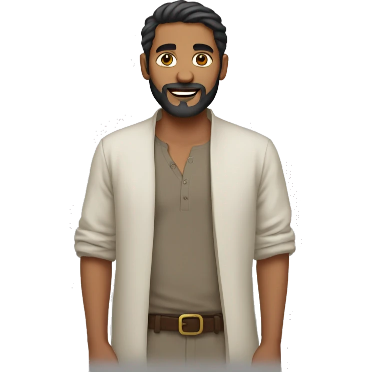 Man with pathan cuture emoji