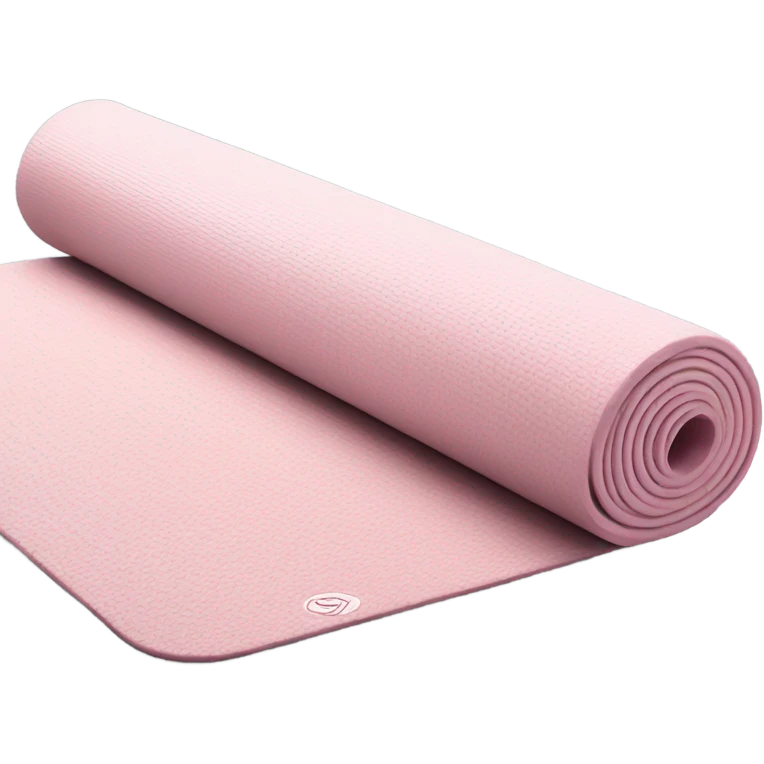 Pink Yoga mat  emoji