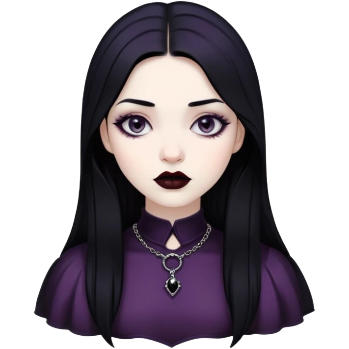 Gothic girl emoji