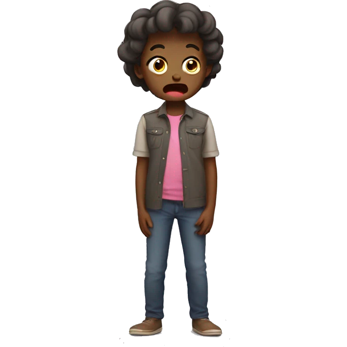 Cute tantrum emoji