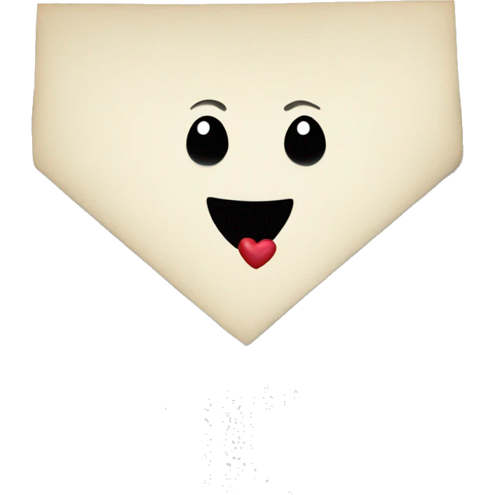 love letter with black heart  emoji