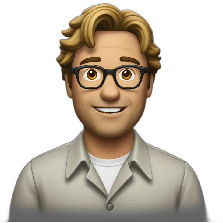 photo-real-Leonard Hofstadter emoji