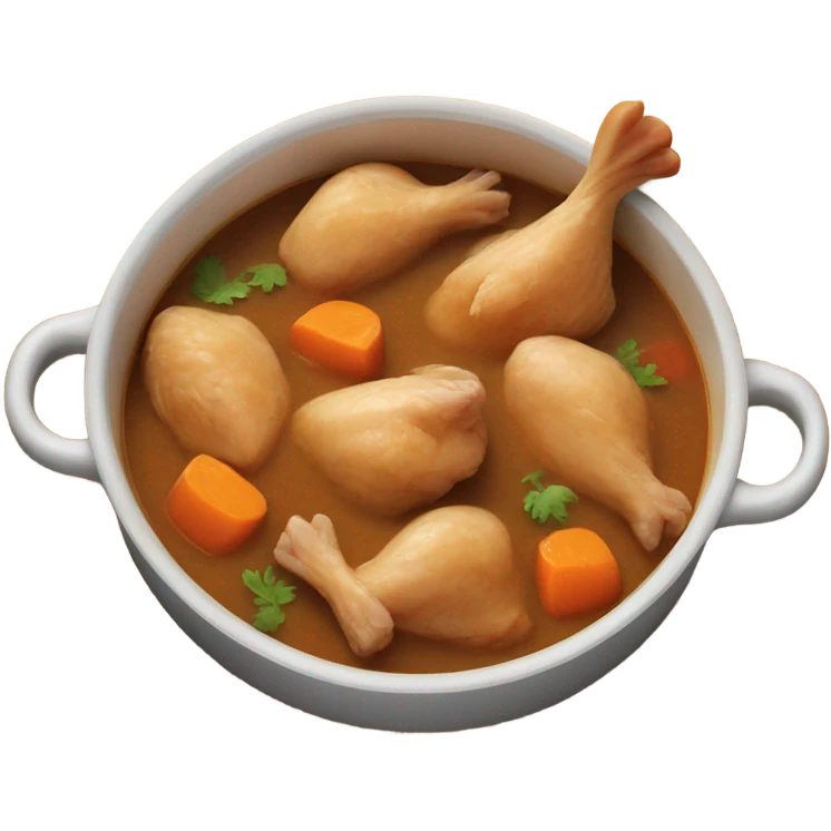 Chicken stew emoji