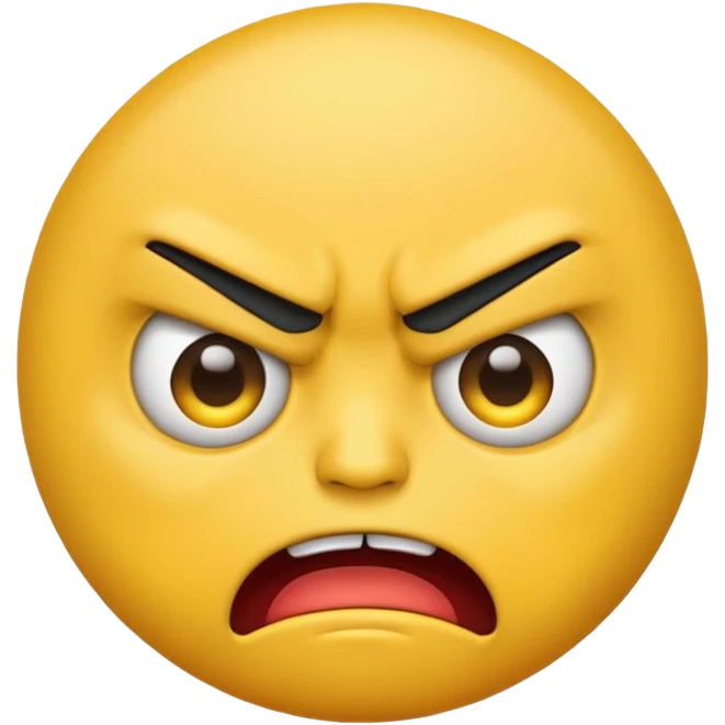 yellow emoji mad face emoji