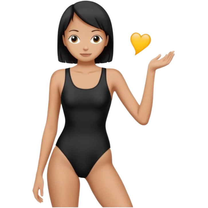 One piece swimsuit emoji