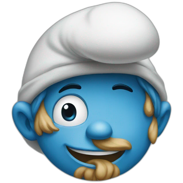 Smurf emoji