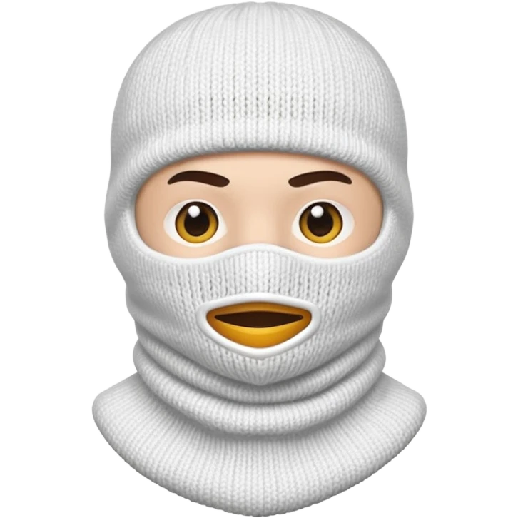 white balaclava emoji