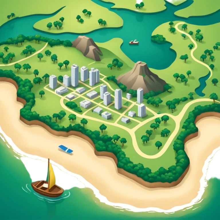 emoji com o mapa do Pará, Brasil, sem texto emoji