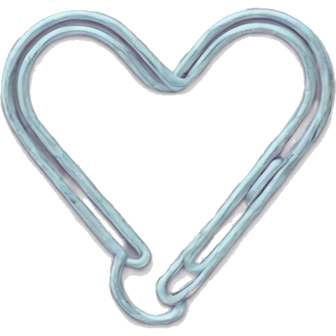 paper clip heart emoji