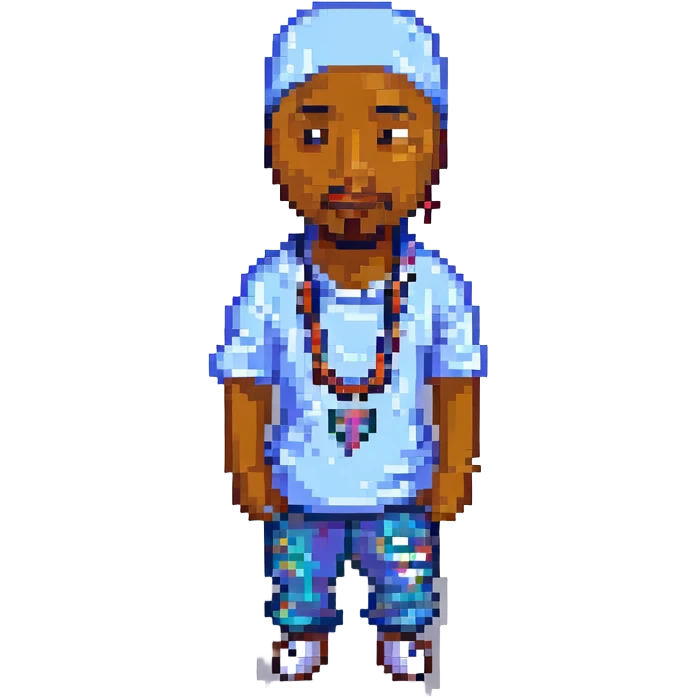 репер 2Pac, no background emoji