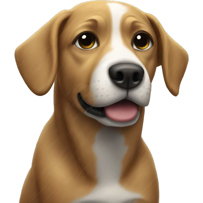 Dog in rain emoji