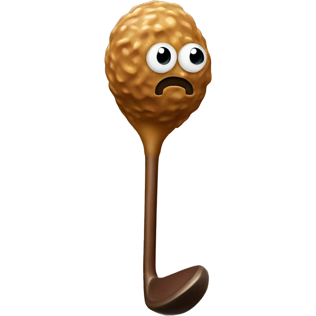 Poop golf club emoji