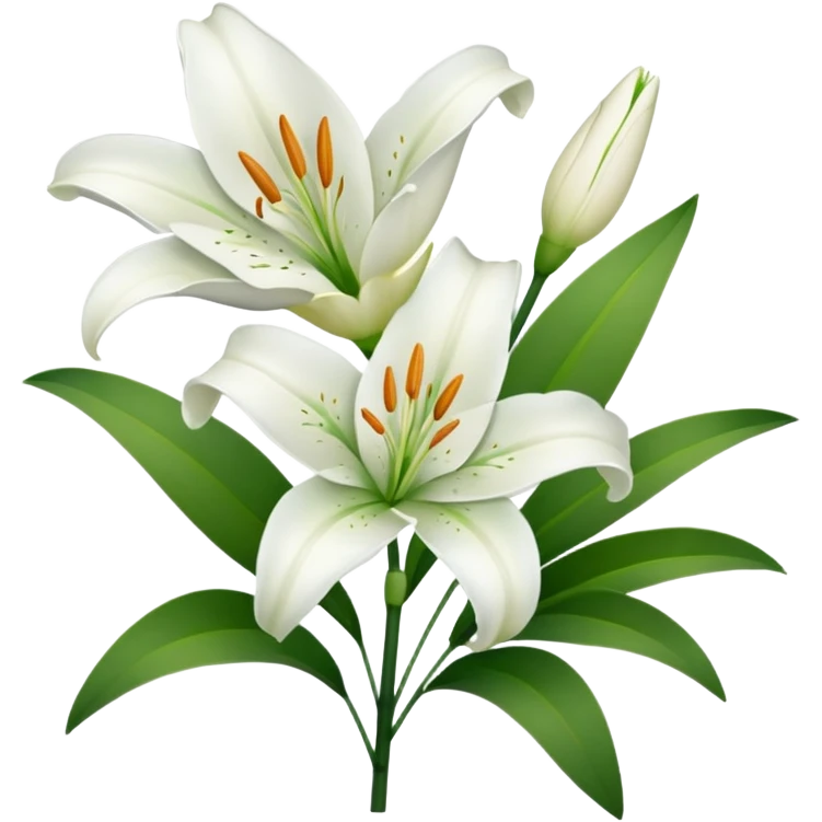 Lilies emoji