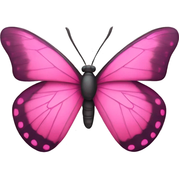 pink butterfly emoji