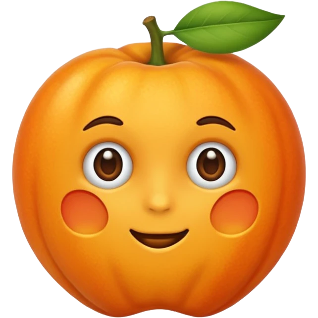 Hace la fruta albaricoque pero hacelo sin cara  emoji
