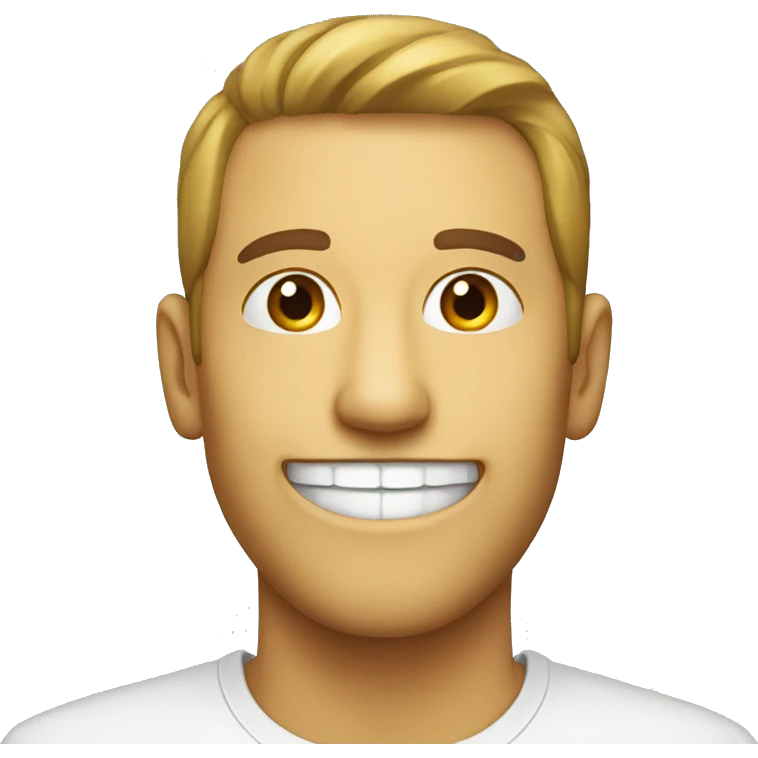 Fake smile emoji