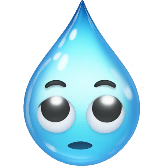Water drop emoji