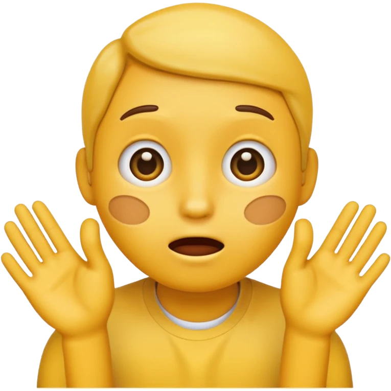  yellow emoji making mistake emoji