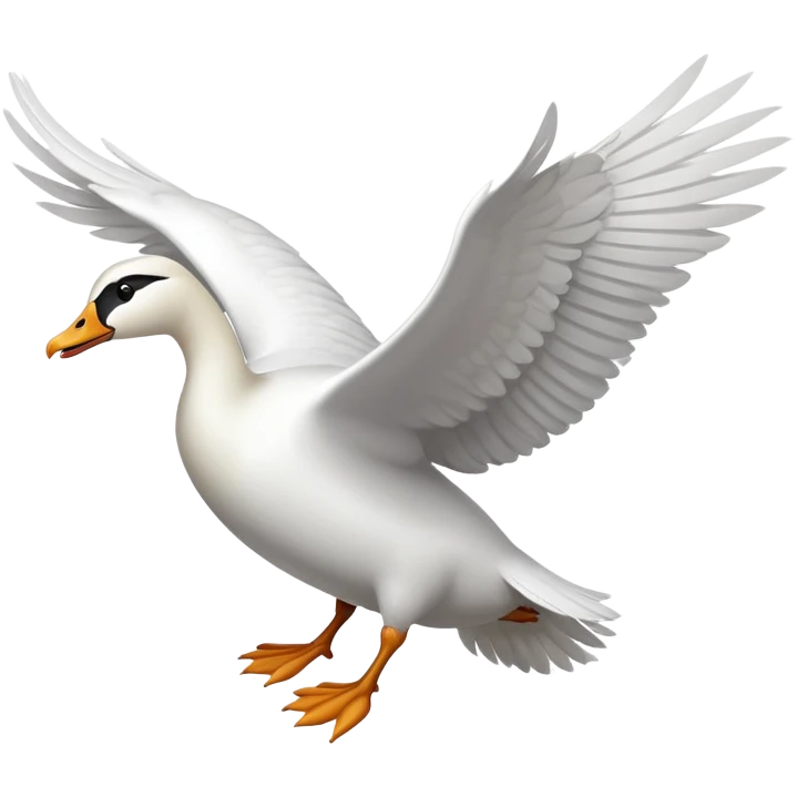 flying goose emoji