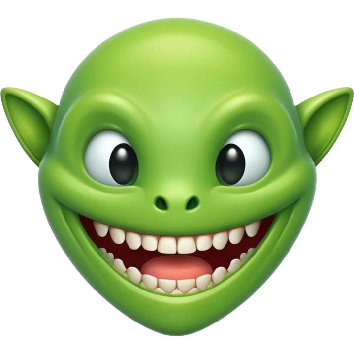 Alien smile ! emoji