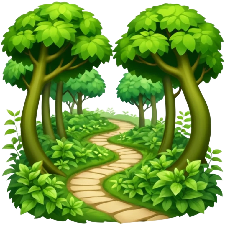 forest path
 emoji