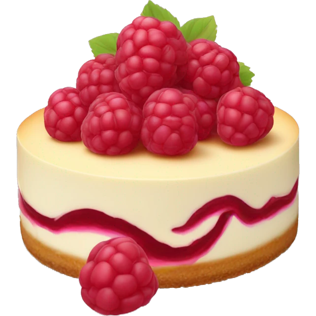 raspberry cheesecake  emoji