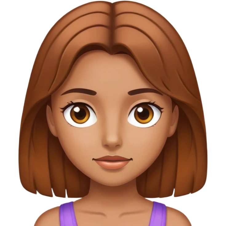 girl with braun hair emoji