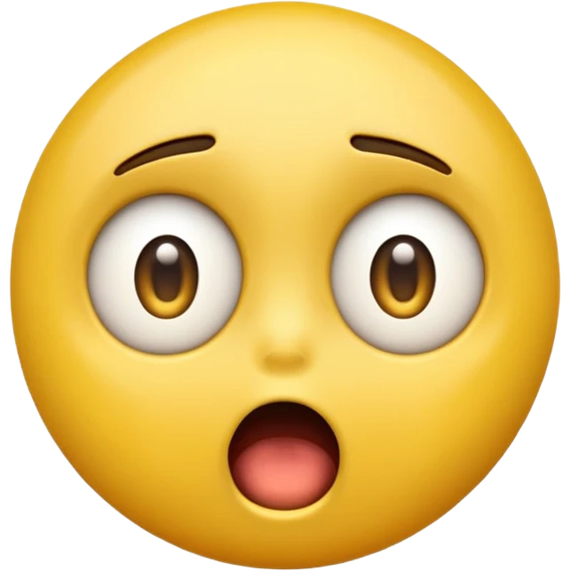 yellow emoji face extreme shocked emoji