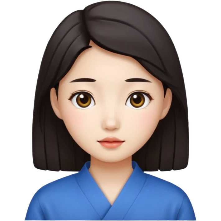 дівчинка кореянка emoji