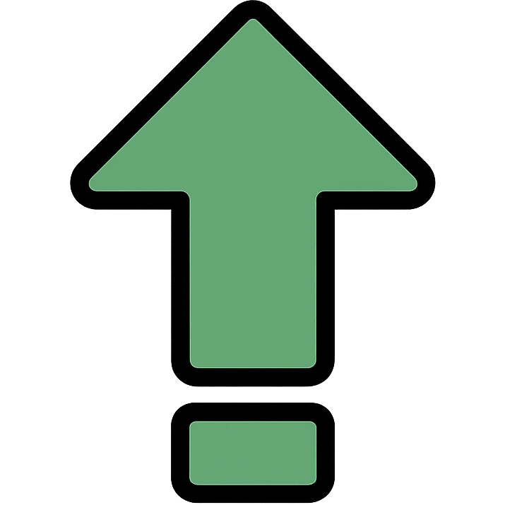 green up arrow emoji