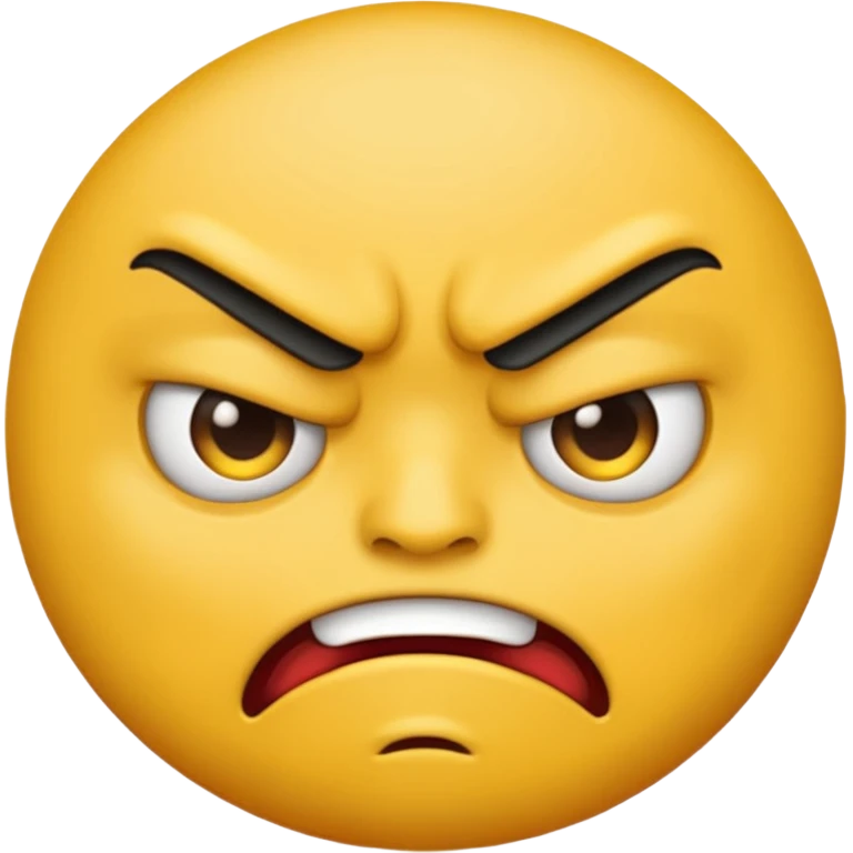 yellow emoji mad face emoji