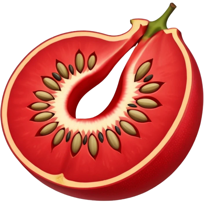 Granada fruta (representa a la ciudad) emoji