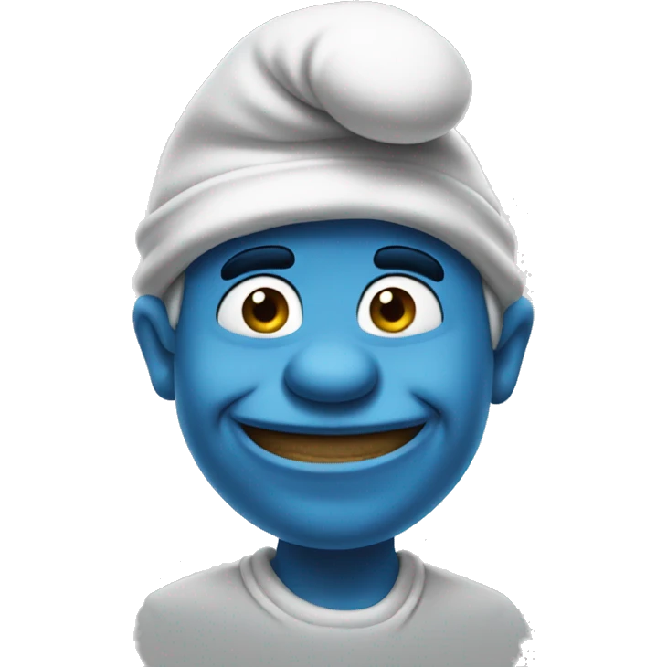 Smurf emoji