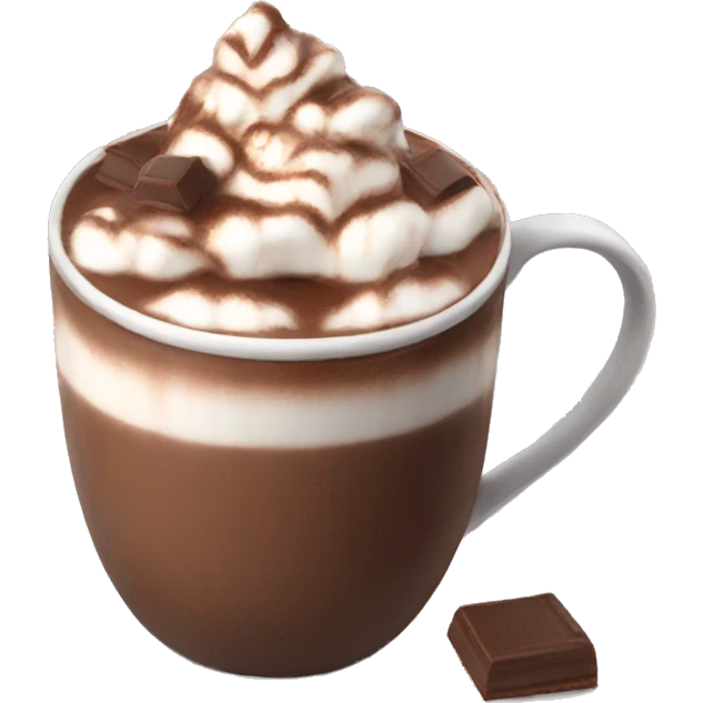 Aesthetic hot chocolate  emoji