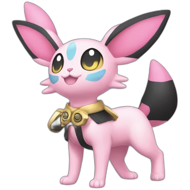 Umbreon and sylveon fuze emoji