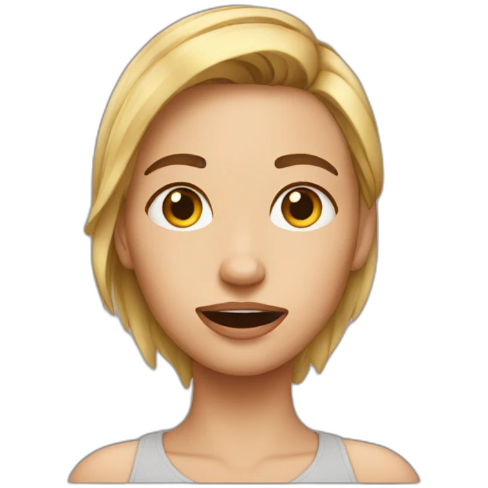 Annoying girl emoji