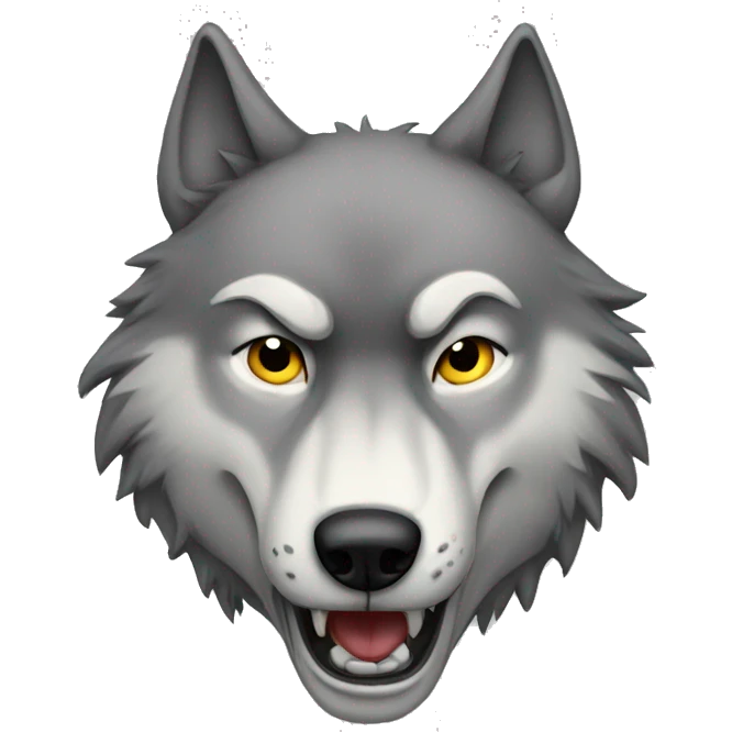 wolf crying  emoji