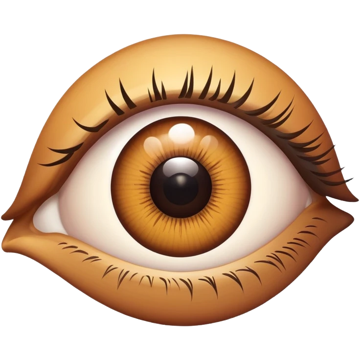 human eye with detailed iris emoji
