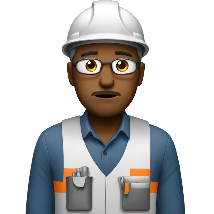 Engineer sad emoji