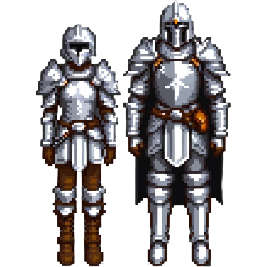 full mythril armor set, fantasy plate mail, complete set with helmet, chestplate, gauntlets, and boots emoji